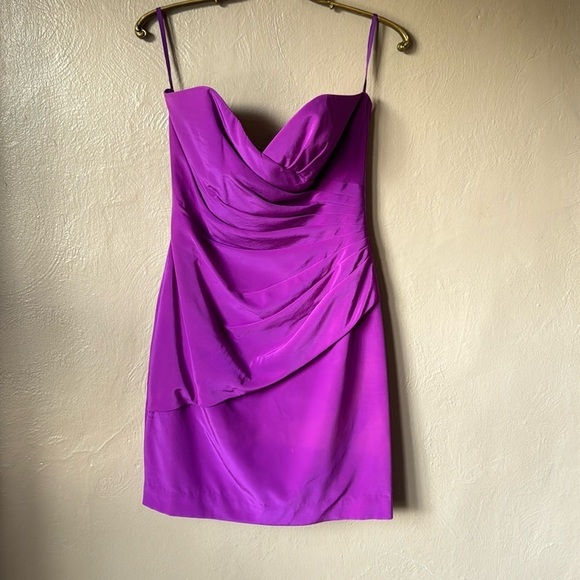 Vintage A.J Bari For Lord & Taylor Strapless Sweetheart Mini Dress - Picture 1 of 4